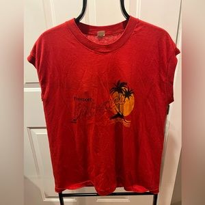 Single Stitch Vintage Fremont Bahamas shirt sleeve